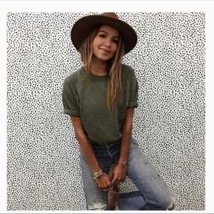 Comfy short sleeve sweatshirt